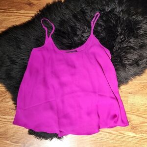 Women's Flounce Camisole Cami Tank Top Size L